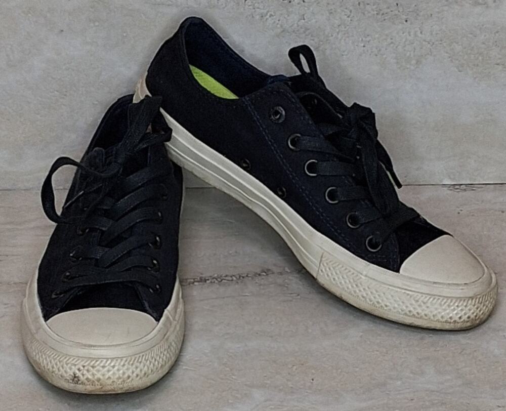 Converse x John Varvatos Chuck II Herringbone Stripe Low Top Unisex Shoe Sz 7/9